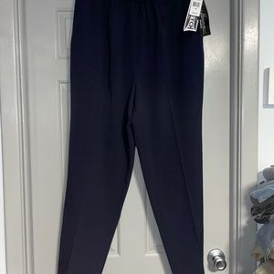 NEW NWT 18W Navy Pull On Pants